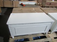 Cotswold Company Malmesbury Painted Blanket Box RRP Â£149.00 This pretty blanket box is the