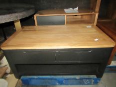 Oak Furnitureland Grove Dark Grey Coffee Table Solid Hardwood RRP Â£199.99 (SKU OAK-APM-GRV008 PID