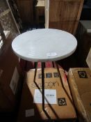 Swoon Pearl Side Table in White Marble & Brass RRP Â£149.00 This item looks to be in good