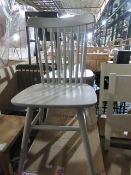 Cotswold Company Spindleback Chair - Dove Grey RRP Â£100.00 (PLT COT-APM-A-3217) Simplicity is key