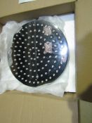 Nikles - Techno XL Chrome Shower Head 200mm - New & Boxed.