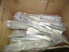 1x Box Containing Approx 12x Assorted Bath Screen Handles - All Unused.