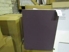 VitrA - Wall-Mounted Bathroom 1-Door Cabinet Matt Purple & Gloss White ( 40cm ) - Good Condition &