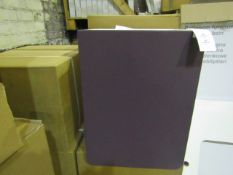 VitrA - Wall-Mounted Bathroom 1-Door Cabinet Matt Purple & Gloss White ( 40cm ) - Good Condition &