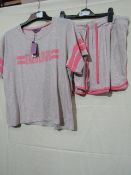 Foxbury Ladies Varsity Pyjama Short Set Size 12-14 New & Packaged