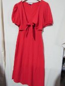 Mark Heyes Dress Red Size 10 ( May Have been Worn ) Good Condition