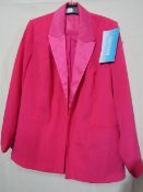 Tayfan Jacket Pink Size 12 Unworn Sample Belt Missing