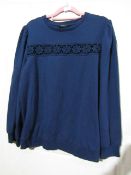 Kaleidoscope Sweatshirt Blue Size Approx 16-18 Unworn Sample