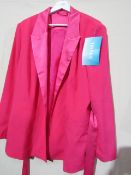 Tayfan Jacket Pink Size 22 Unworn Sample