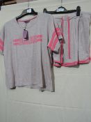 Foxbury Ladies Varsity Pyjama Short Set Size 20-22 New & Packaged
