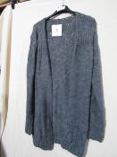 Open Fronted Cardigan Grey Approx Size M-L New With Tags