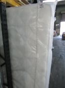 Bensons for Beds 135CM MATT RALEIGH CR Medium White | SKU STK779603 | RRP ô?299.98 (PLT NA) 135CM