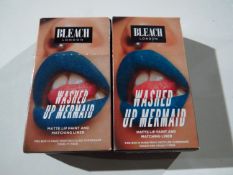 2x Bleach London - Washed Up Mermaid Matte Lip Paint & Matching Liner Set - New & Boxed.