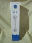 ActiveLiving - White Plastic Grab Rail Bar 12" - Unchecked & Boxed.