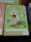 3x Deco Time - Make Your Own MDF Birdhouse - See Image For Design - Unused & Boxed.