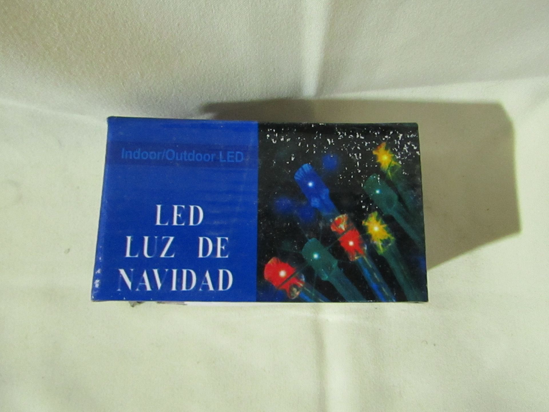 10x Unbranded - Set of 100 LED Lights Multi-Coloured - EU Plug - Unused & Boxed.