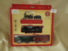 Railway Express - Vintage Train 13-Piece Set - Unchecked & Boxed.