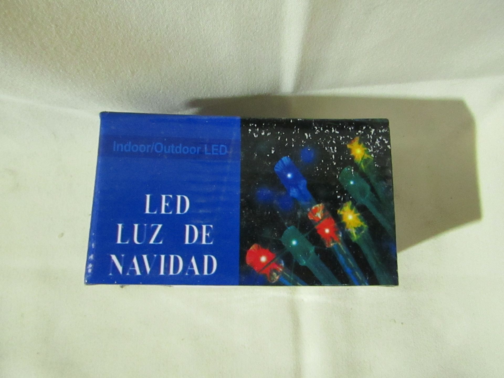 10x Unbranded - Set of 100 LED Lights Multi-Coloured - EU Plug - Unused & Boxed.