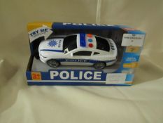 Police Toy Car - Ex Sample lot - Looks In Good Condition.