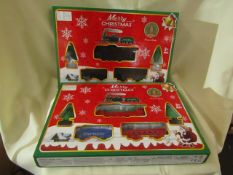 2x Railway Express - Merry Christmas 17-Piece Set - Unchecked & Boxed.