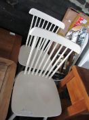 2x Cotswold Company Elkstone Mellow Oak Spindleback Dining Chair - Both Chairs Have Various Scuffs &