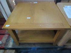 Cotswold Company Oakland Rustic Oak New Large Square Coffee Table RRP ¶œ229.00