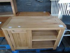 Solid wood Tv cabinet, has some marks but overall appears to be in good condition