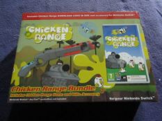 Chicken Range - Game & Rifle Accessory Bundle ( Nintendo Switch ) - Unchecked & Boxed.