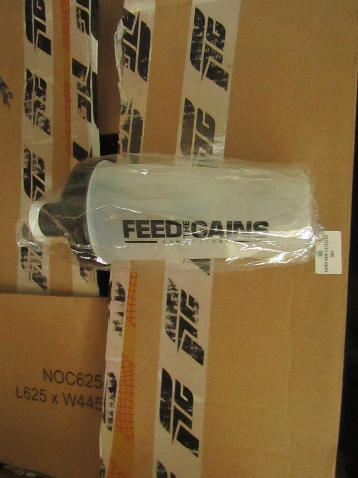 25x Feed The Gains - Protein Shaker Bottle's - 600ml - New & Packaged.