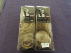 2x Babyliss - 11" Jawclip Ponytailers - Blonde - Unused & Packaged.