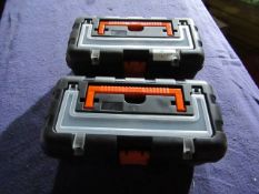 2x Mini Tool Boxes - Unused, No Packaging.