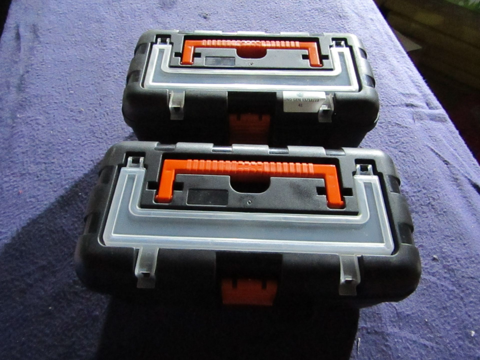 2x Mini Tool Boxes - Unused, No Packaging.