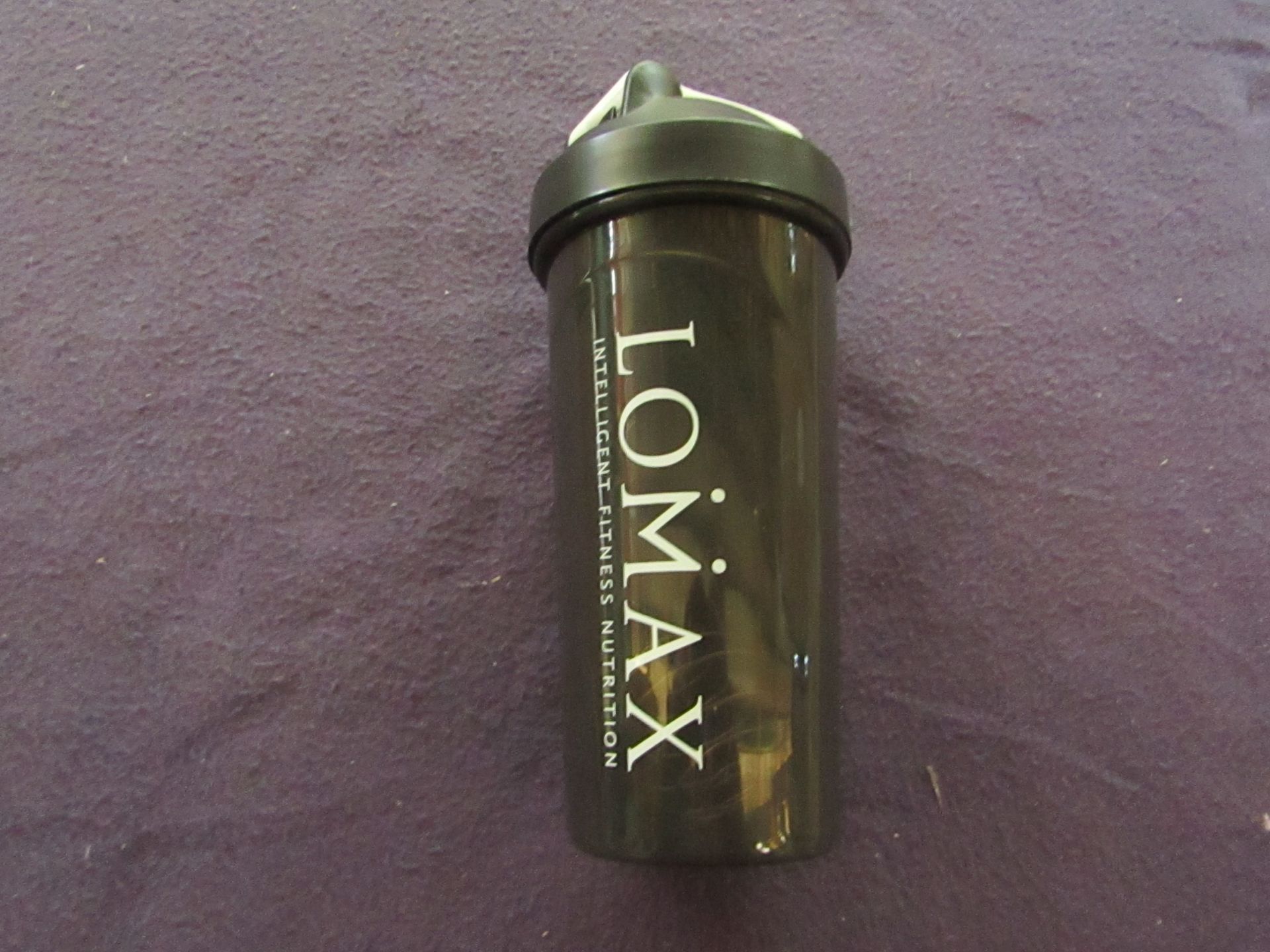 5x Lomax - Black Protein Shaker Bottle's - 600ml - New & Packaged.