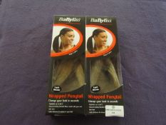 2x Babyliss - Wrapped Pony-Tail - Light Blonde - Unused & Boxed.