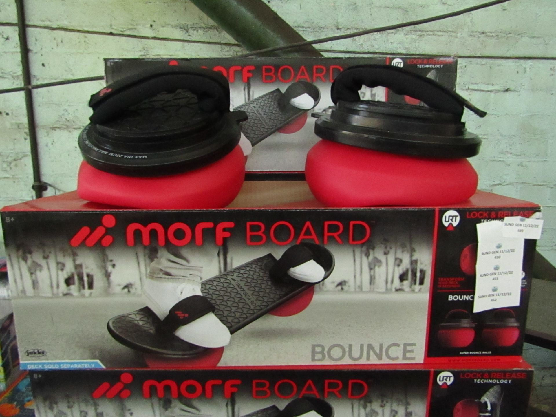 2x Murf Board - Bounce Xtension Super Bounce Balls ( Deck Sold Separately ) - Unchecked & Boxed.