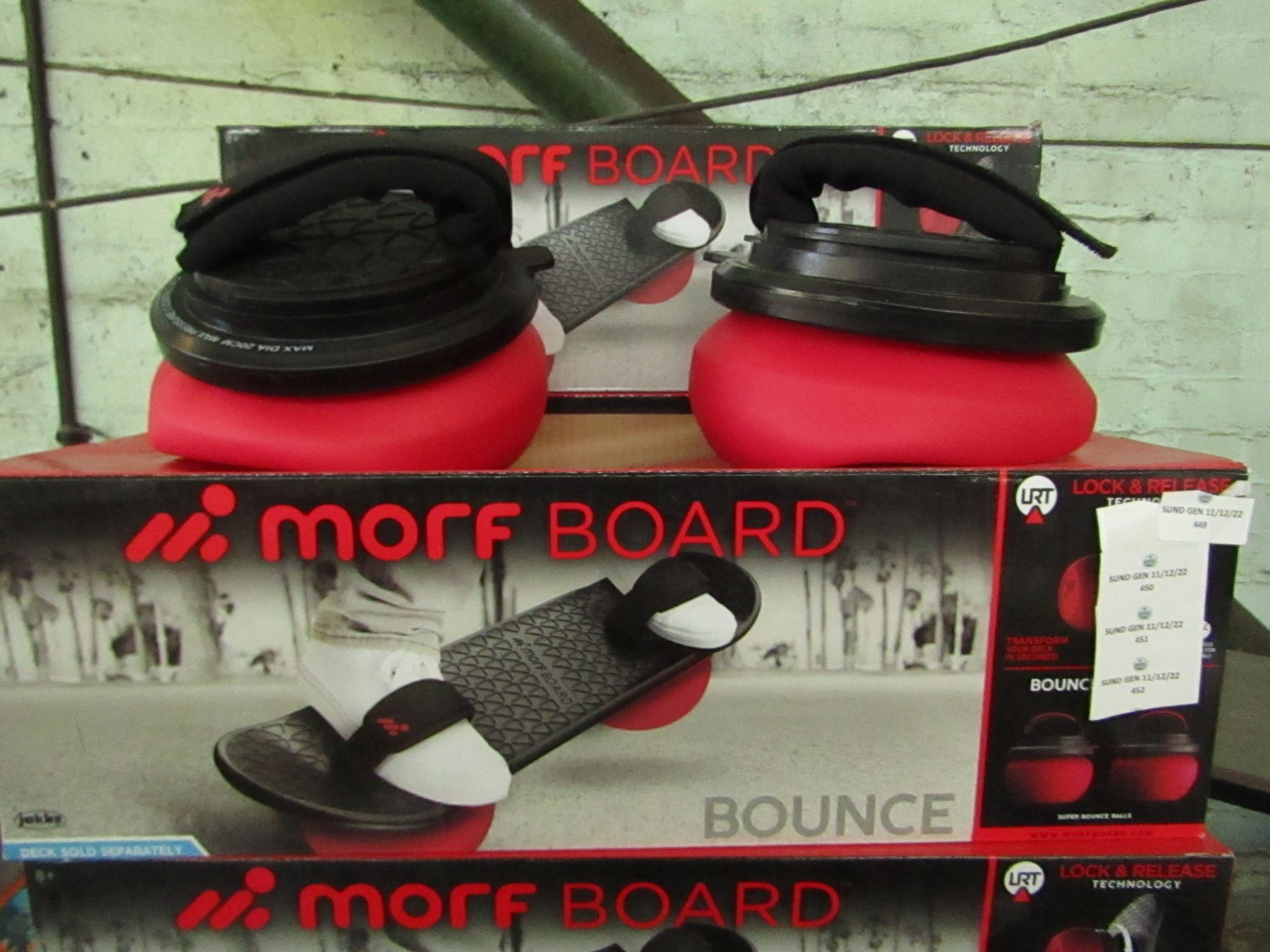 2x Murf Board - Bounce Xtension Super Bounce Balls ( Deck Sold Separately ) - Unchecked & Boxed.