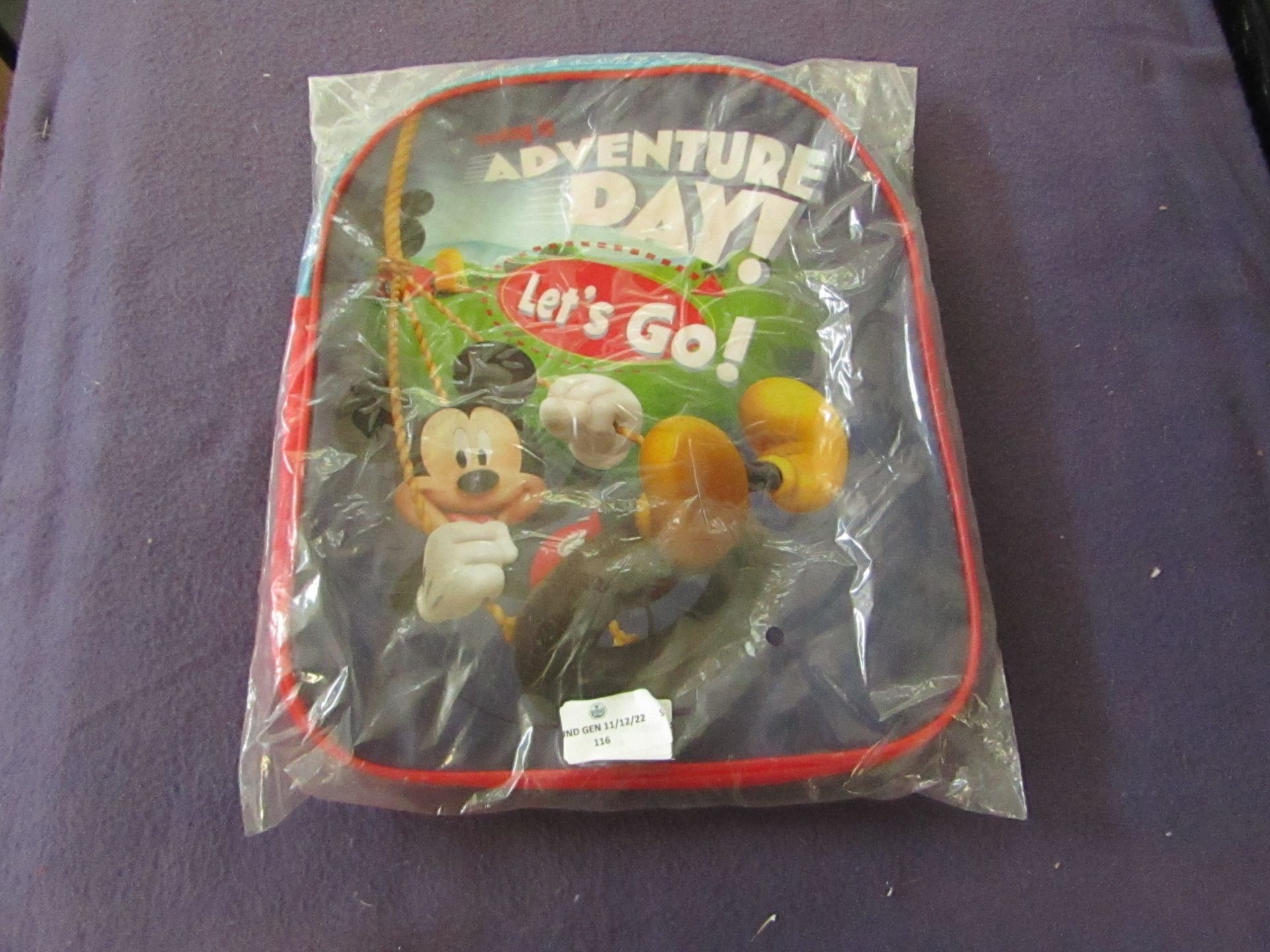 Mickey Mouse - Backpack - Unused & Packaged.