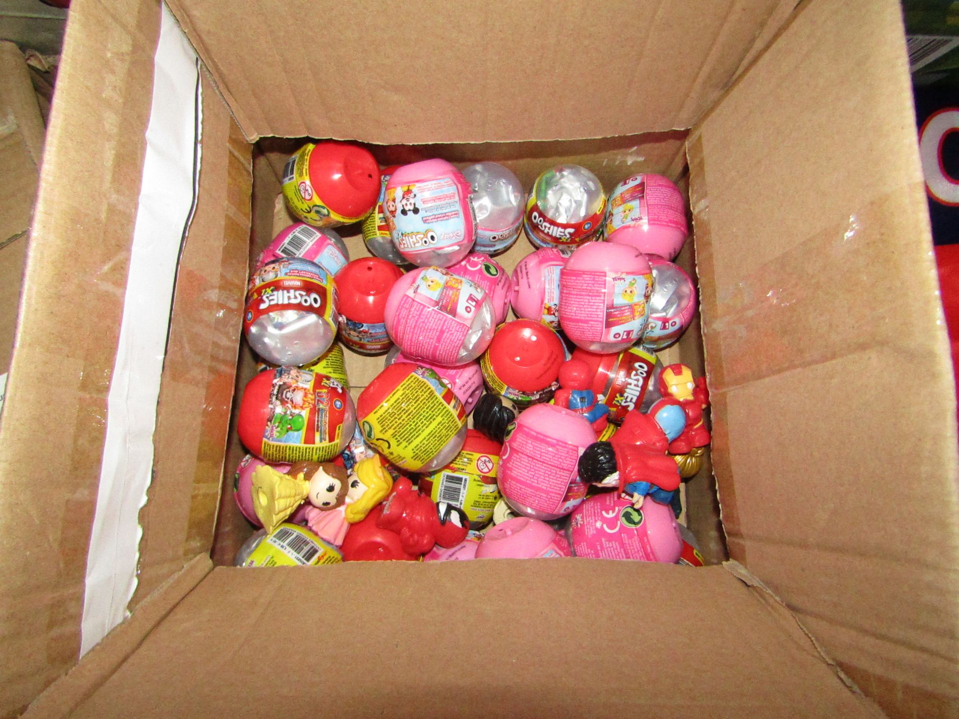 1x Box Containing Approx 12+ Assorted Ooshies Collectibles - Unused.