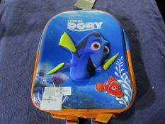 Finding Dory - 3D Backpack - Unused, No Packaging.