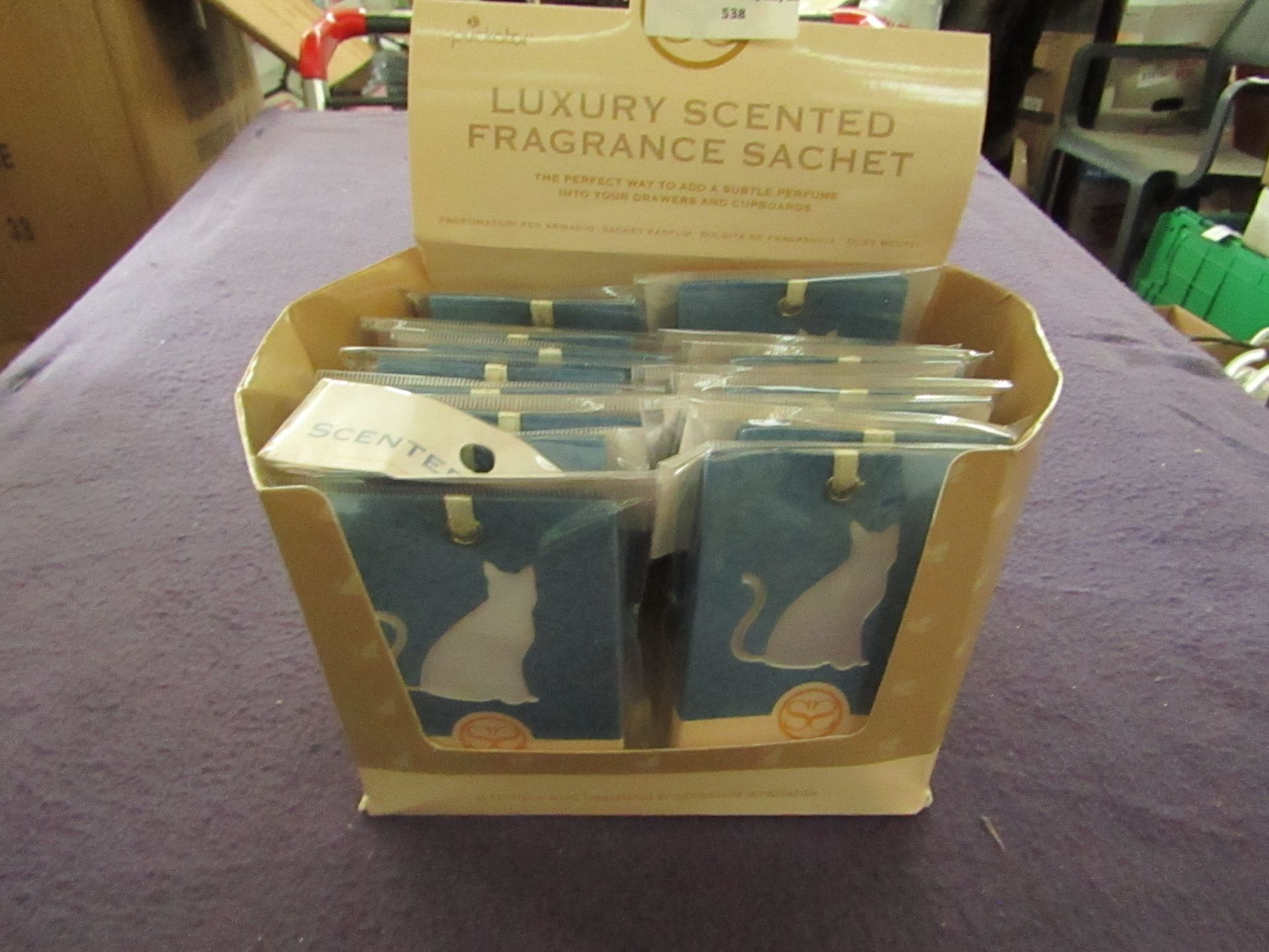 10x Puckator - Luxury Scented Fragrance Sachet - Unused & Packaged.