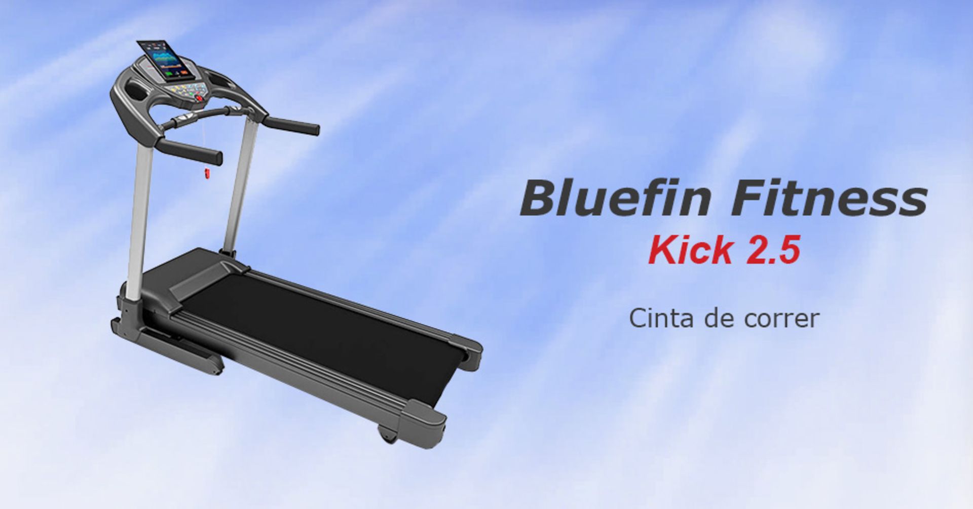 Bluefin Fitness Kick 2.5 High Speed Treadmill Smartphone Compatible RRP ¶œ799.99 SKU BLU-APG-7639616