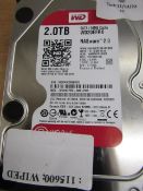 Western Digital WD20EFRX 2TB hard drive, unchecked but has been professionally wiped