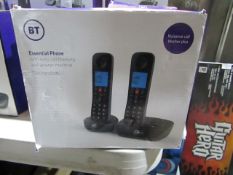 Set of 2 BT4600 cordless telephones with true call built in, new and boxed