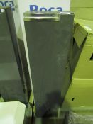 Roca - Victoria-N 1100mm Wall Hanging Gloss Grey Bathroom Cabinet - New & Boxed