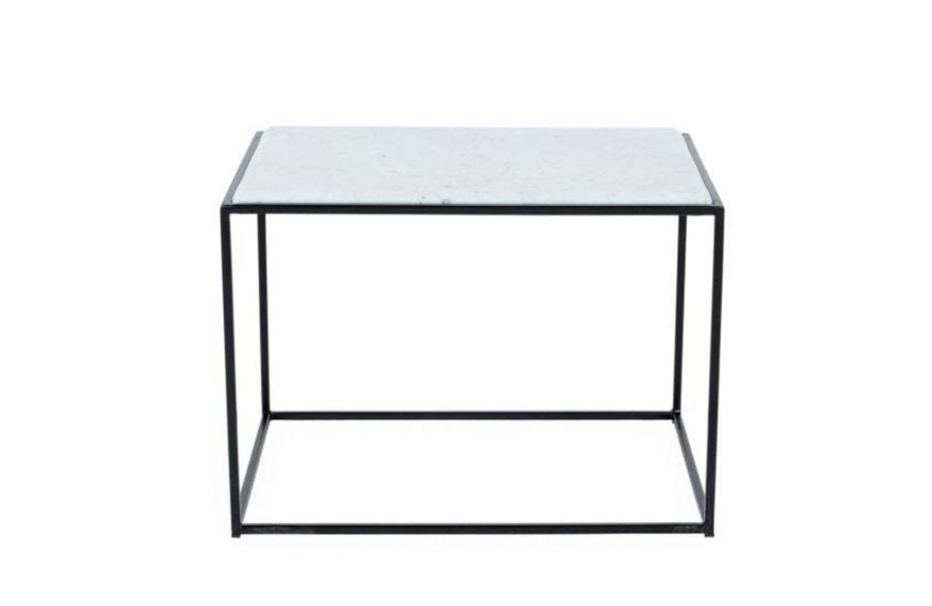 Heal's Tower Coffee Table Black White Marble Top RRP 939 SKU HEA-APM-1051974-B PID HEA-APM-00336 - Image 2 of 3