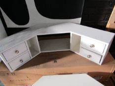 Cotswold Company Chalford Warm White Desk Top Hutch RRP £199.00 Chalford Warm White Desk Top Hutch