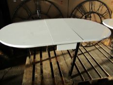 Dwell Meta Dropleaf 4 Seater Table White RRP £349.00 Meta Dropleaf 4 Seater Table White from Dwell