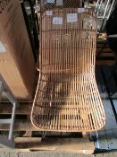 Cox & Cox Flat Rattan Dining Chair RRP £225.00 Inspired by classic 1950’s design and material, our