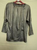 Yu & Me Top & Bottoms Grey Size S/M New No Tags