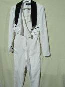 Lavish Alice Jumpsuit Black/White Size 8 Has Been Worn Good Condition With Tags